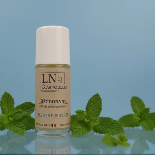 Déodorant roll-on naturel menthe poivrée aloe vera LN Cosmétique