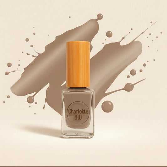 vernis naturel vegan charlotte bio couleur taupe