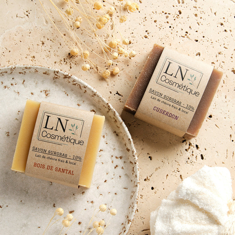 savon solide lait de chèvre LN Cosmétique