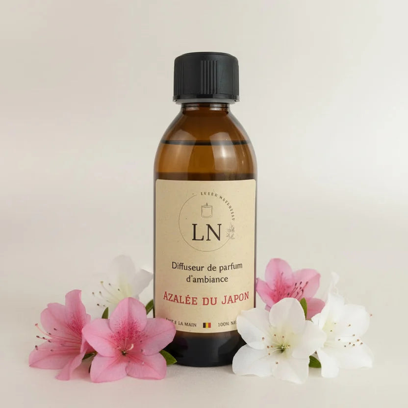 Recharge diffuseur à bâtons parfum azalée du Japon 200ml LN Cosmétique