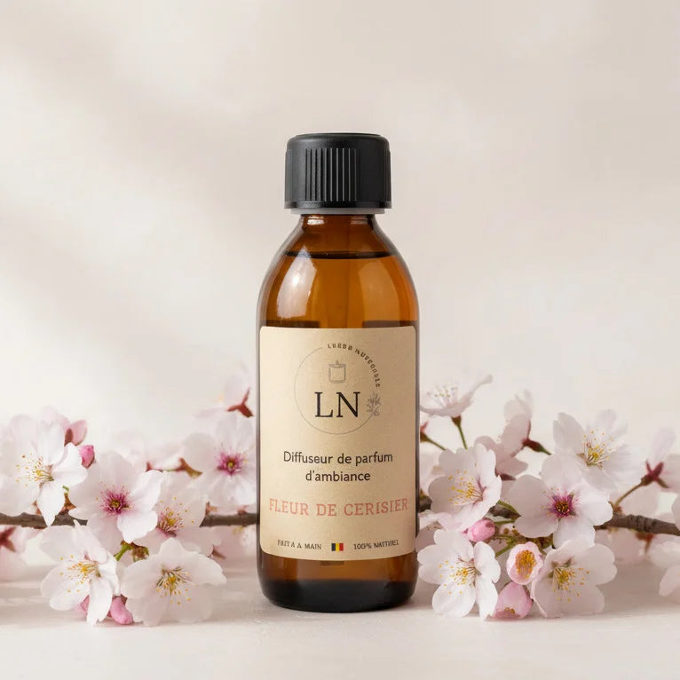 Recharge diffuseur à bâtons parfum fleur de cerisier 200ml LN Cosmétique