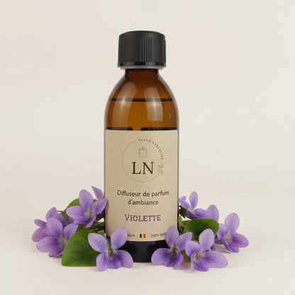 Recharge diffuseur à bâtons parfum violette 200ml LN Cosmétique