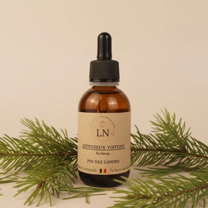Recharge diffuseur voiture naturel pin des landes LN Cosmétique