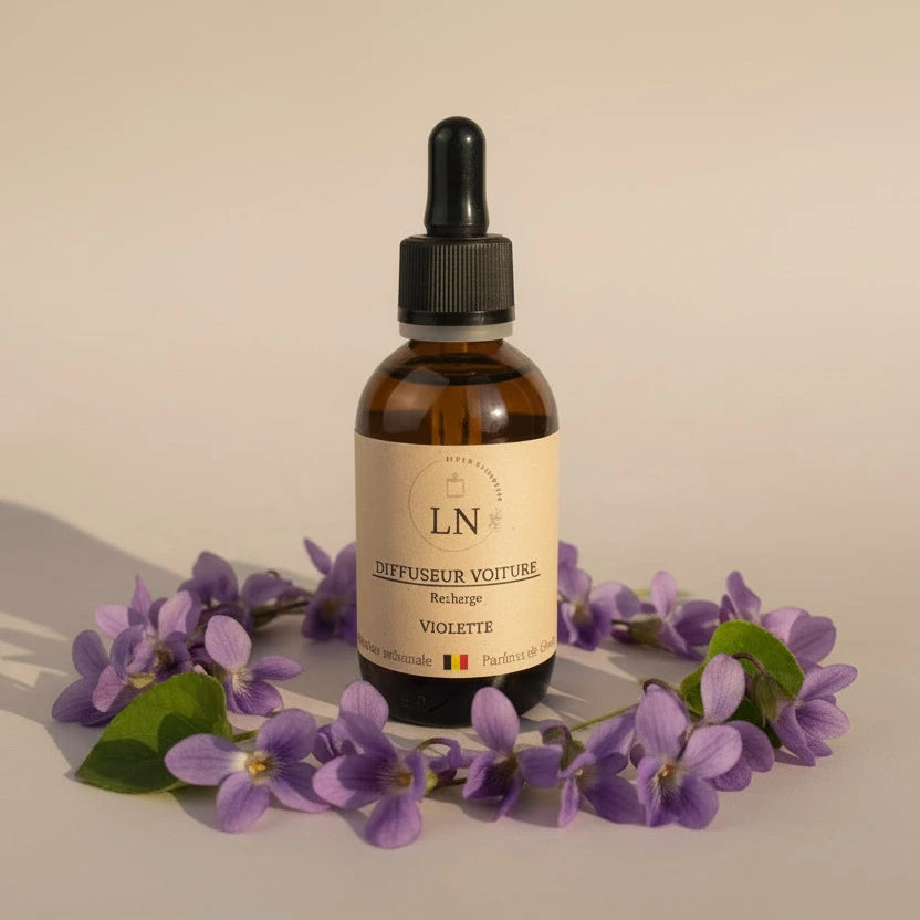 Recharge diffuseur voiture naturel violette LN Cosmétique