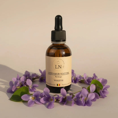 Recharge diffuseur voiture naturel violette LN Cosmétique