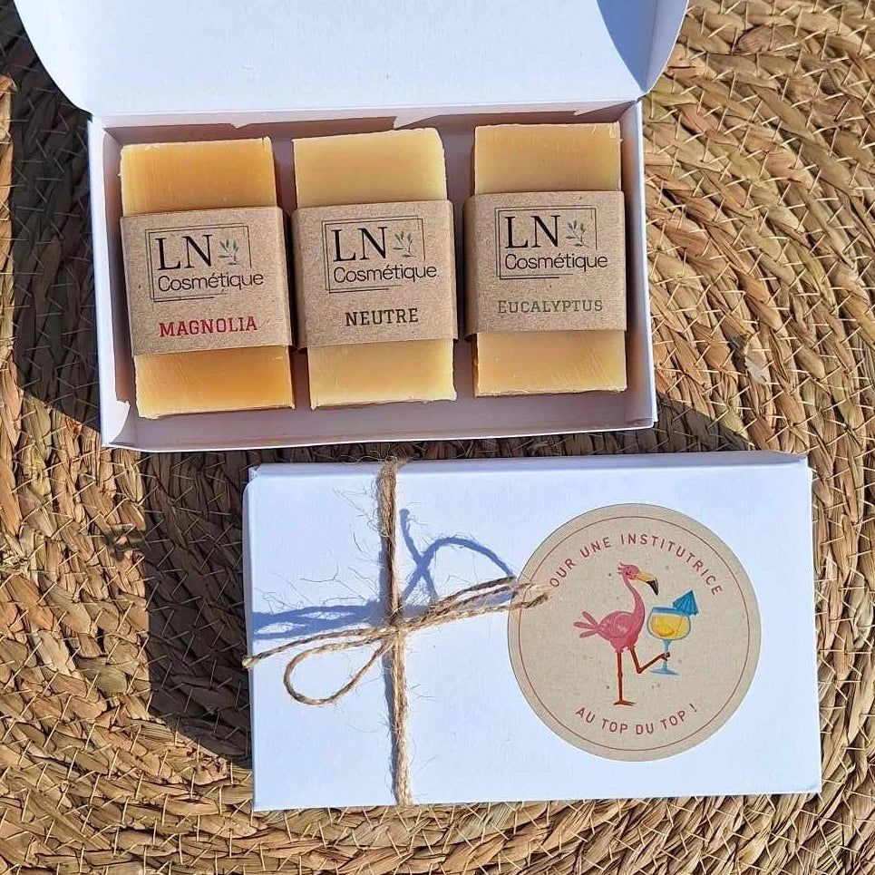 Trio de savons cadeau