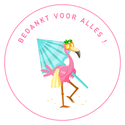 bedankt voor alles