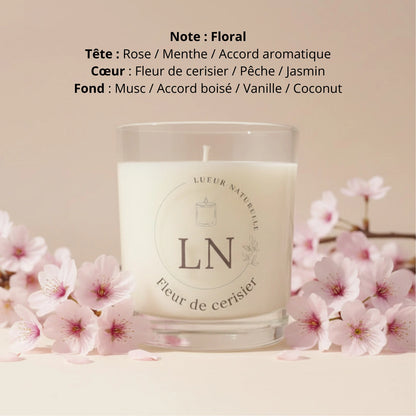 Bougie parfumée cire de soja  LN Cosmétique