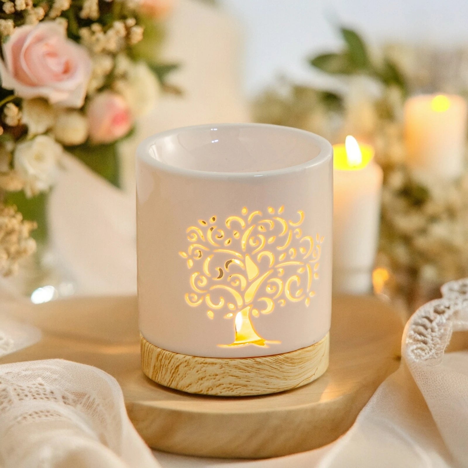 bruleur a fondants arbre de vie allumé