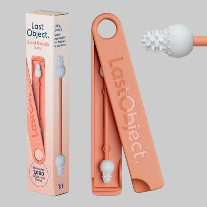 Coton-tige réutilisable bébé LastSwab pêche avec étui