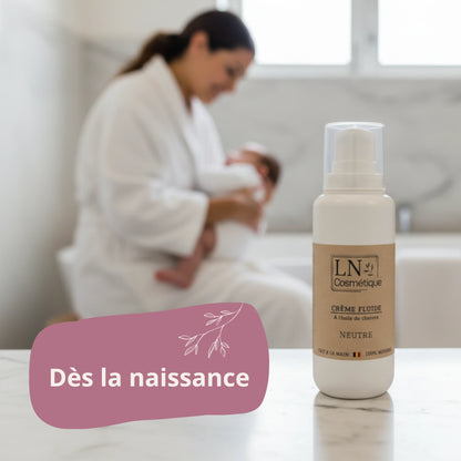 Crème hydratante naturelle adaptée dès la naissance LN Cosmétique