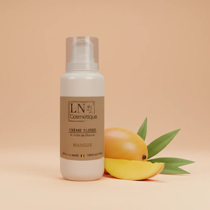 Crème hydratante huile chanvre bio mangue format corps LN Cosmétique