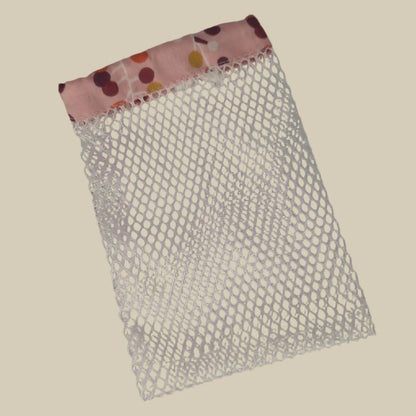 Filet à savon rose zéro déchet LN Cosmétique