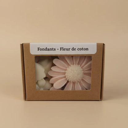 Fondant parfumé cire végétale fleur de coton LN Cosmétique
