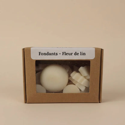 Fondant parfumé cire végétale fleur de lin LN Cosmétique