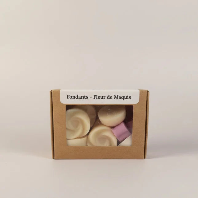 Fondant parfumé cire végétale fleur de maquis LN Cosmétique