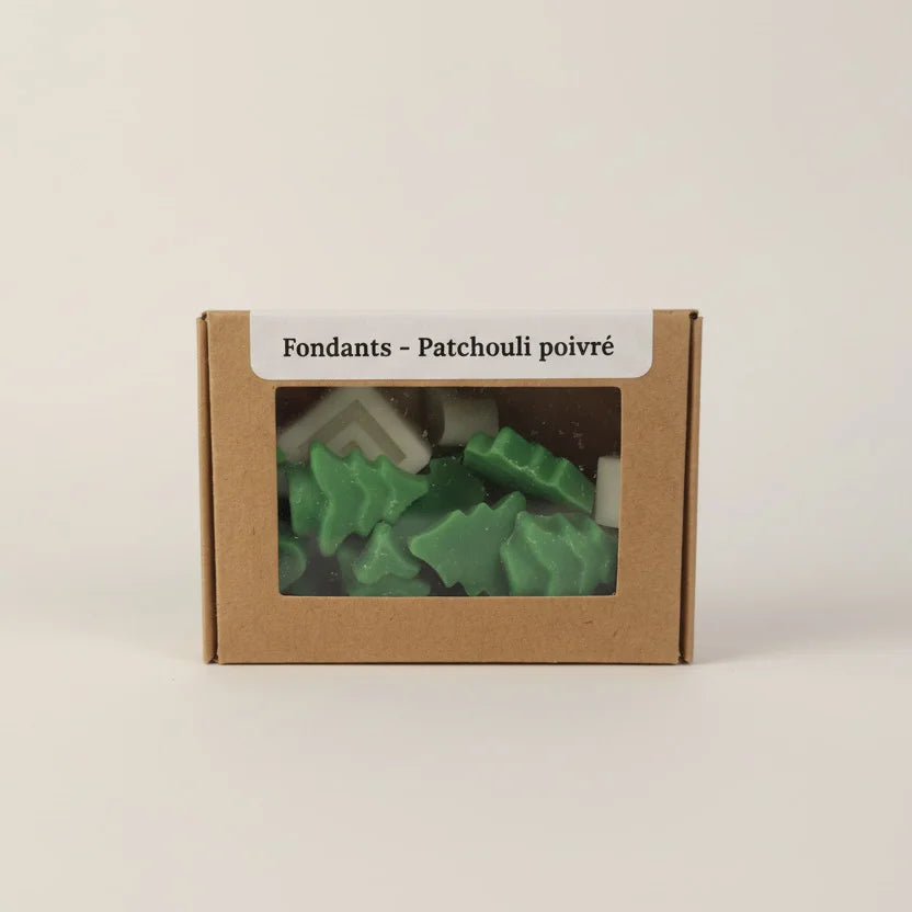 Fondant parfumé cire végétale patchouli poivre LN Cosmétique