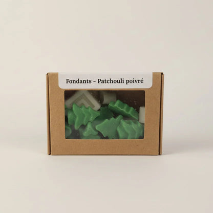 Fondant parfumé cire végétale patchouli poivre LN Cosmétique