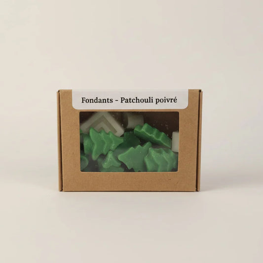 Fondant parfumé cire végétale patchouli poivre LN Cosmétique