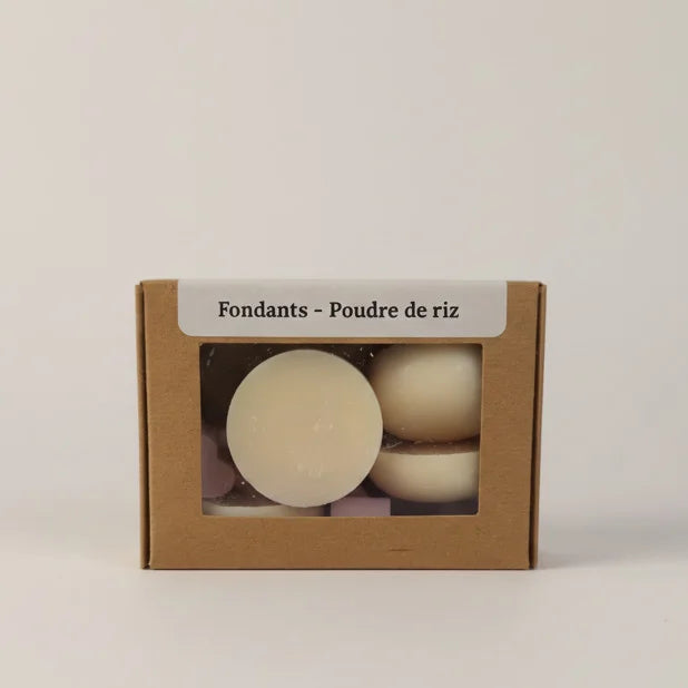 Fondant parfumé cire végétale poudre de riz LN Cosmétique
