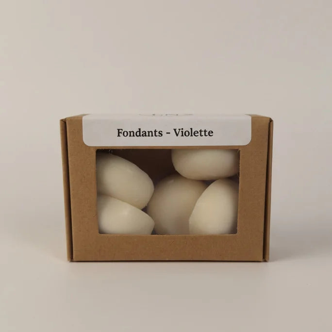 Fondant parfumé cire végétale violette LN Cosmétique