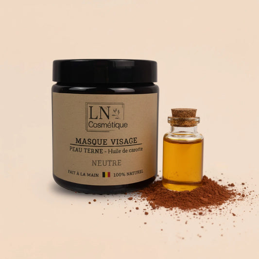 Masque visage naturel argile bio peau terne LN Cosmétique