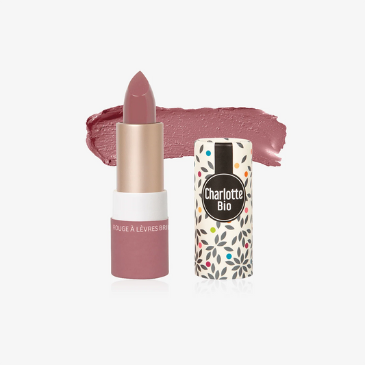 Rouge à lèvres brillant bio végan Charlotte Bio rose vintage