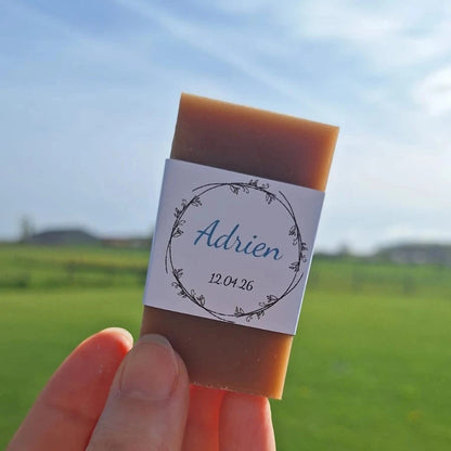 Quart savon artisanal personnalisé