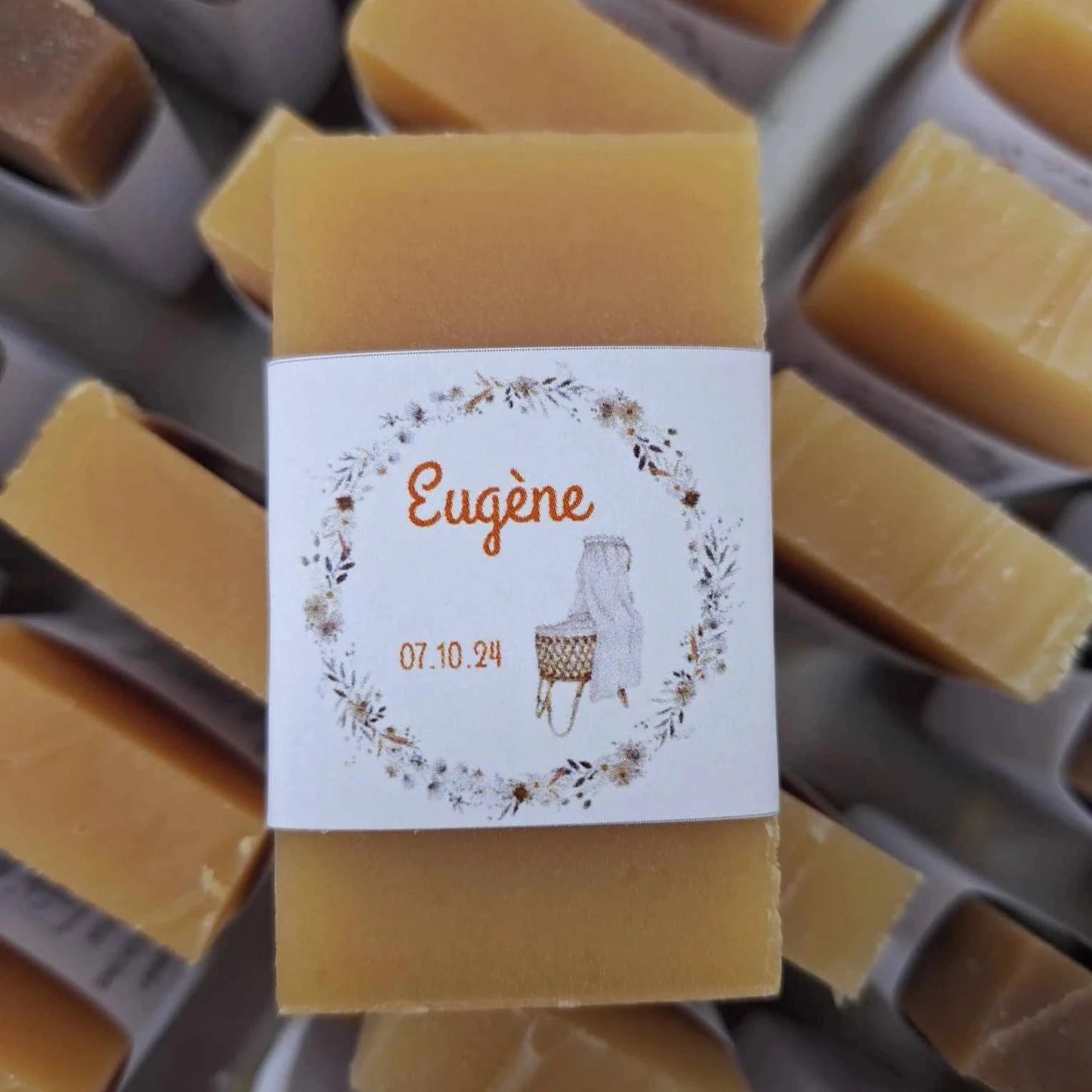 Quart savon artisanal personnalisé