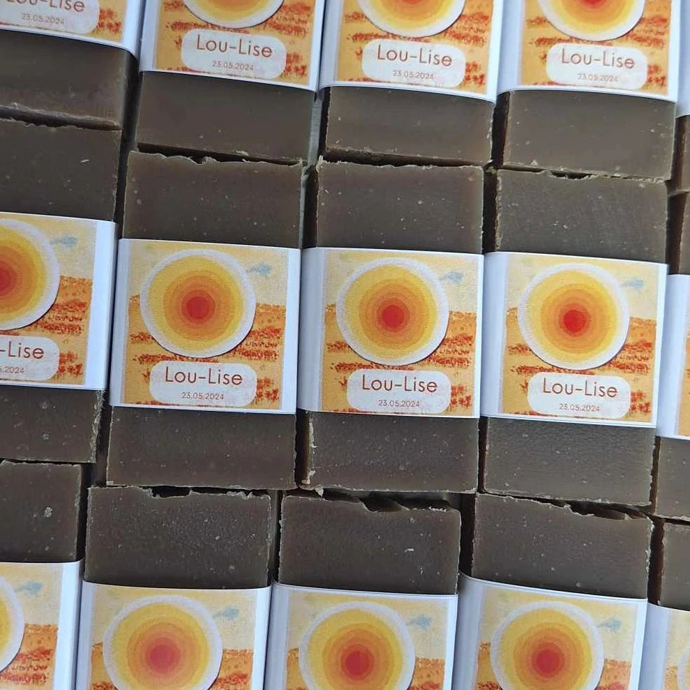 Quart savon artisanal personnalisé