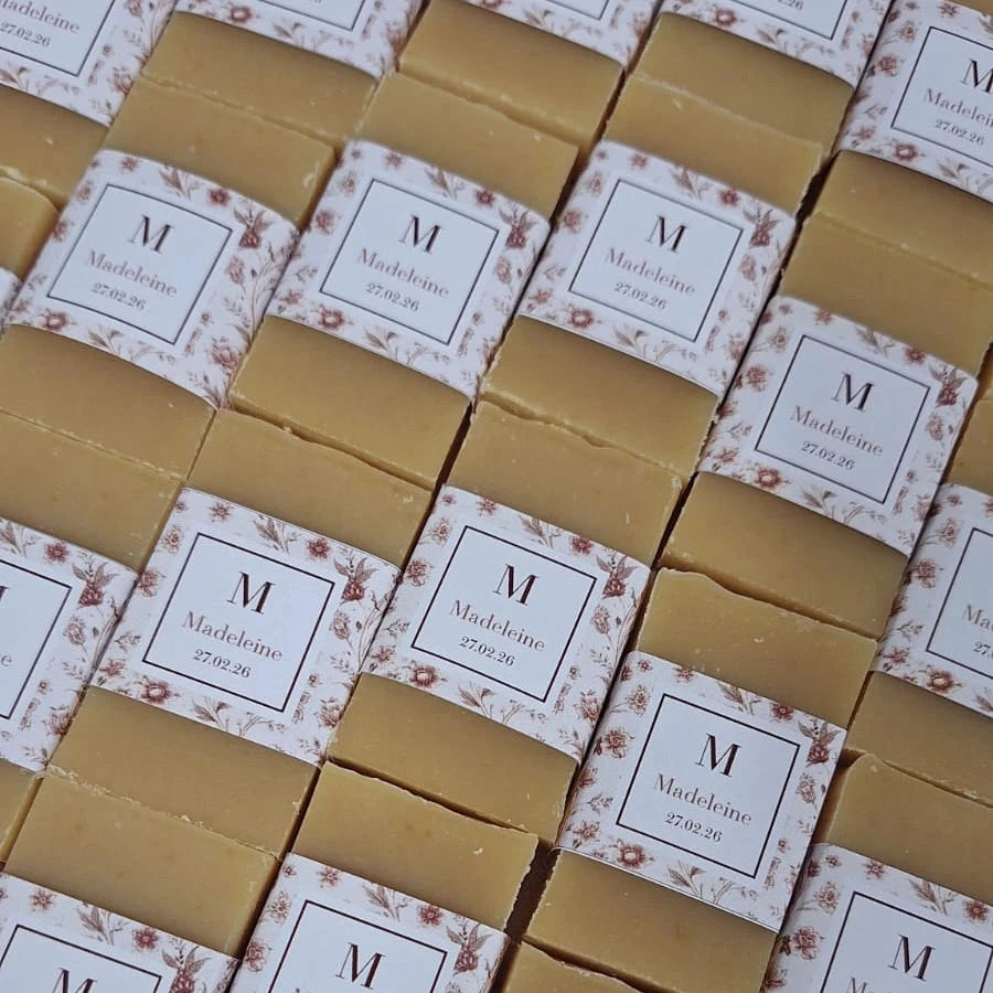 Quart savon artisanal personnalisé