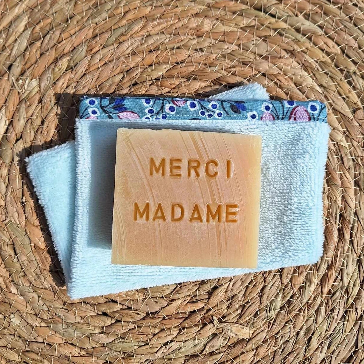 savon message personnalise - merci madame