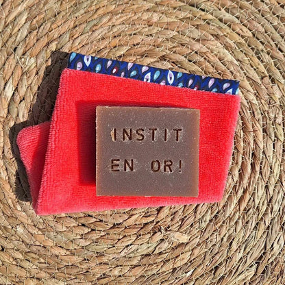 savon message personnalise - instit en or