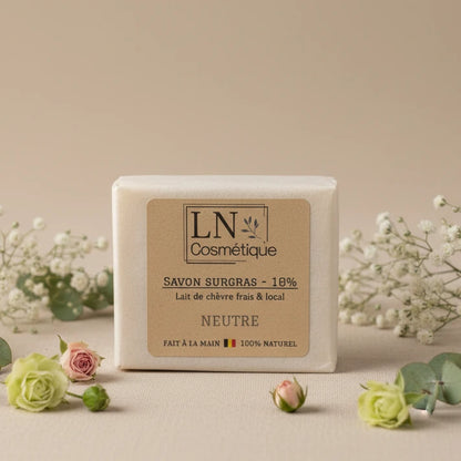 Savon neutre lait de chèvre saponifié à froid LN Cosmétique