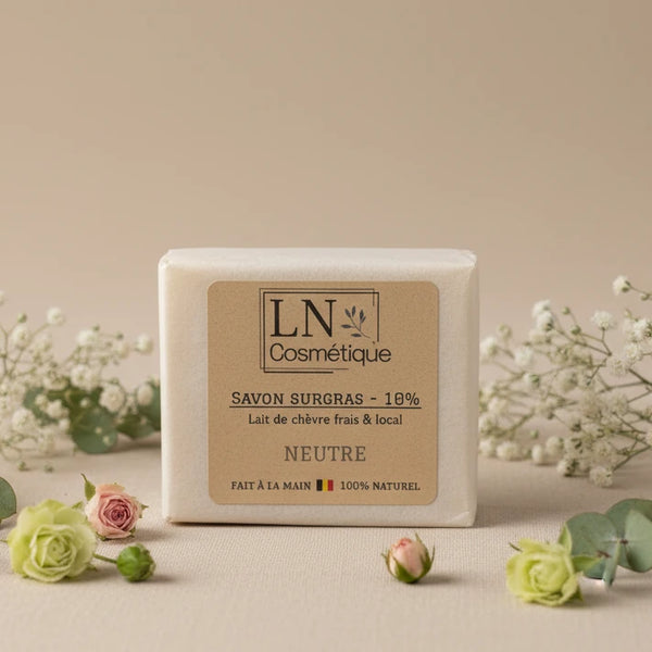 Savon neutre lait de chèvre saponifié à froid LN Cosmétique