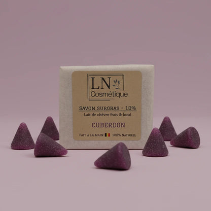 Savon au lait de chèvre parfum cuberdon LN Cosmétique saponifié à froid