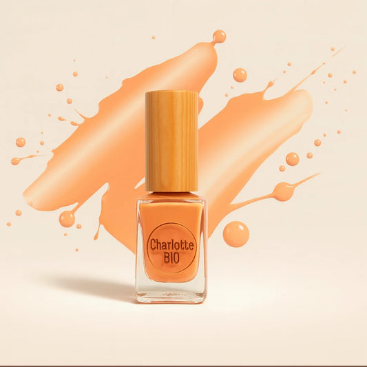 vernis naturel vegan charlotte bio couleur peche