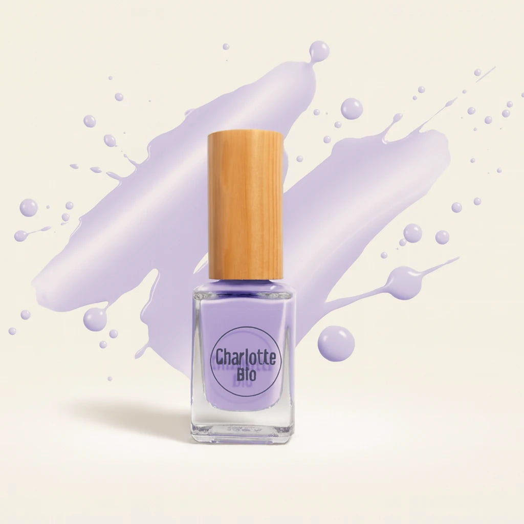 vernis naturel vegan charlotte bio couleur lilas