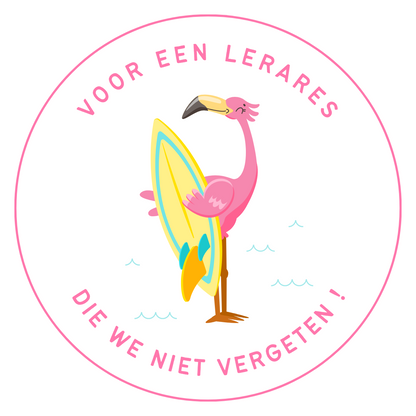 voor een lerares die we niet vergeten